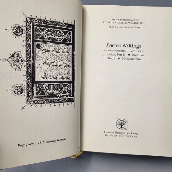 Sacred Writings Vol. II Christian Part Buddhist Hindu Mohammedan Book HC 1980 - Picture 3 of 16